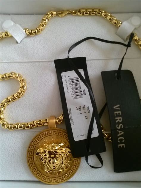 versace chain verkopen|authentic versace jewelry.